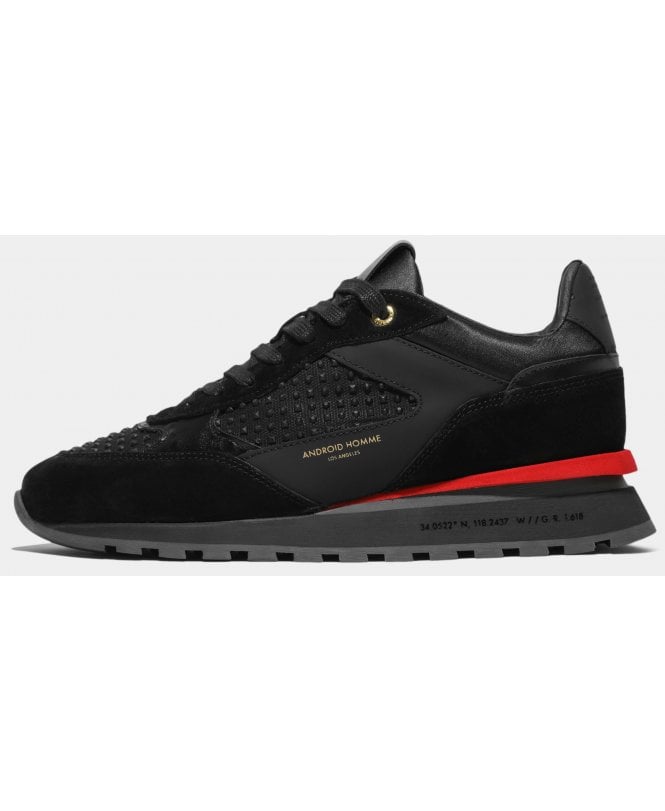 Android Homme Trainers Geometric Stud Ahp231 17 Lechuza Racer