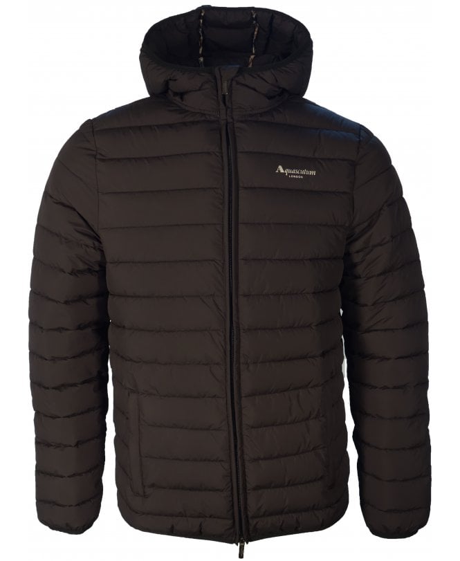 Aquascutum Jacket Quilted Hooded Bomber