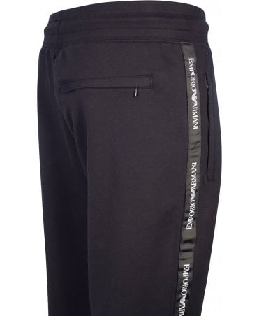 Armani Ea Bottoms Tape Logo Outer Legs