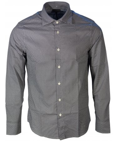 Armani Ea Shirt All Over Eagle Pattern