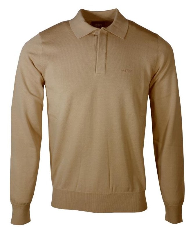 Armani Jeans Armani Polo Classic Long Sleeve Knitted