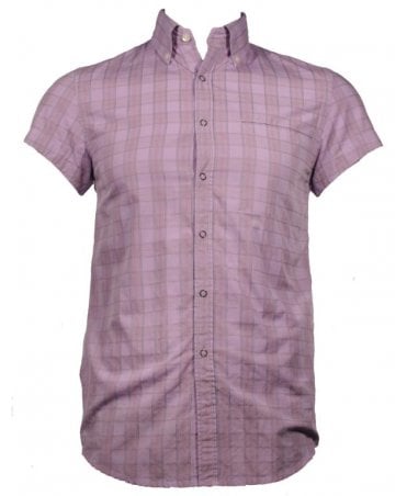 Armani Shirt Short Sleeved Checked