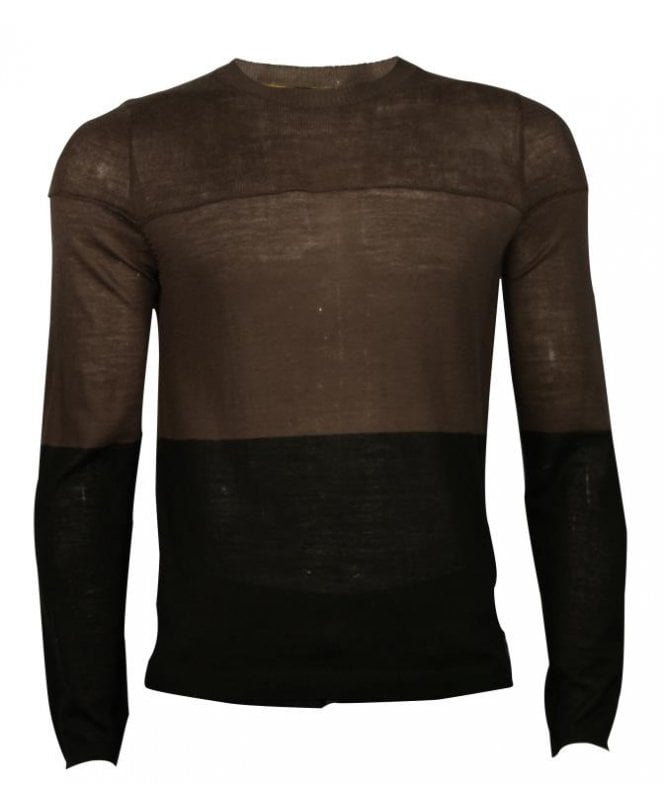Costume National C.n.c Jumper Light Weight Twotone Knit