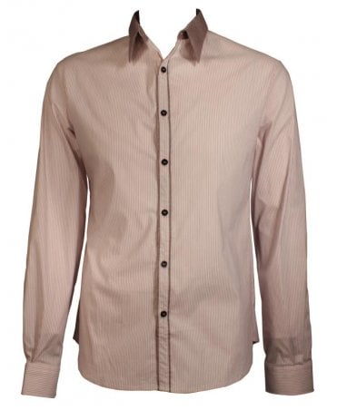 C.n.c Shirt Pin Stripe With Plain Collar