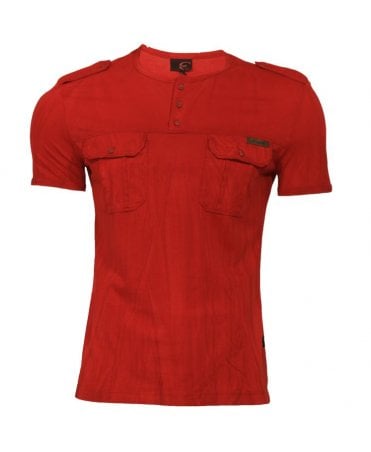 Cavali T-shirt Grandad Style Neck