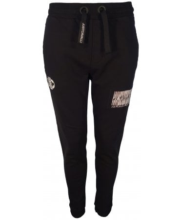 Cavalli Bottoms Joggers Barcode Logo Leg