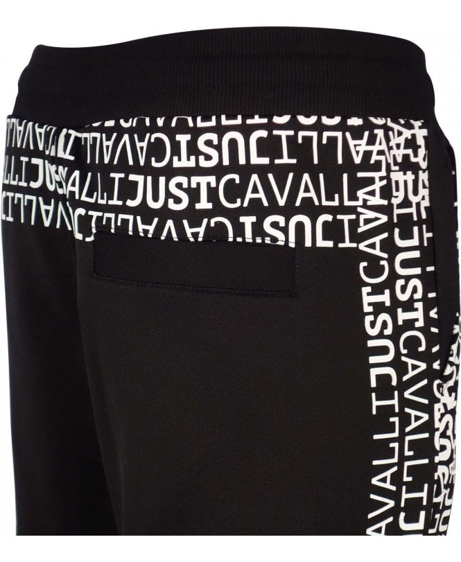 Cavalli Bottoms Multi Brand Logo Print