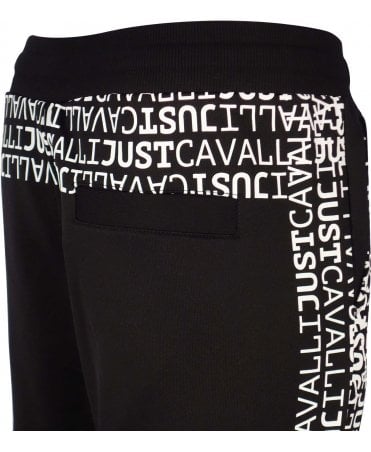 Cavalli Bottoms Multi Brand Logo Print