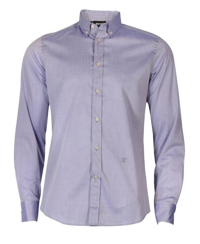 Cavalli Button Down Collar Shirt