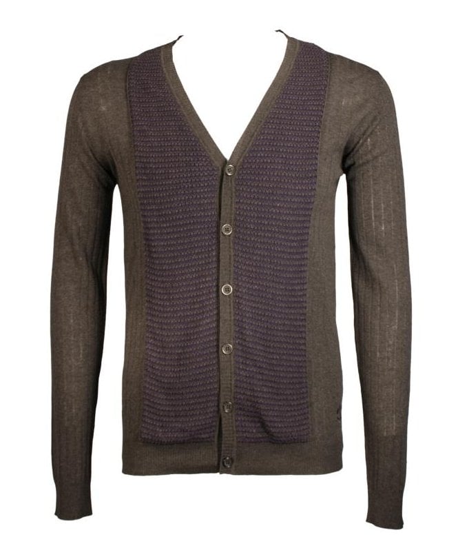 Cavalli Cardigan Contrast Front Panel