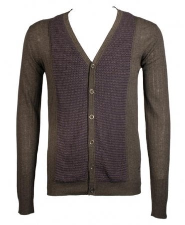 Cavalli Cardigan Contrast Front Panel