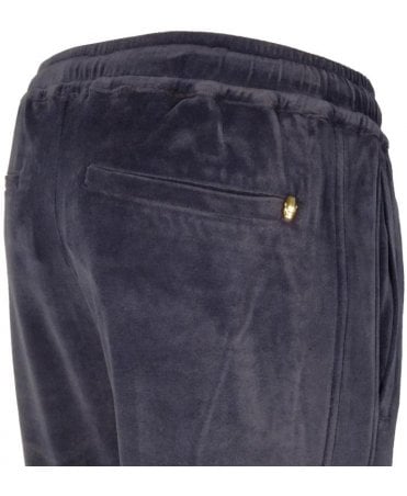 Cavalli Class Bottoms Velour Cuff Leg