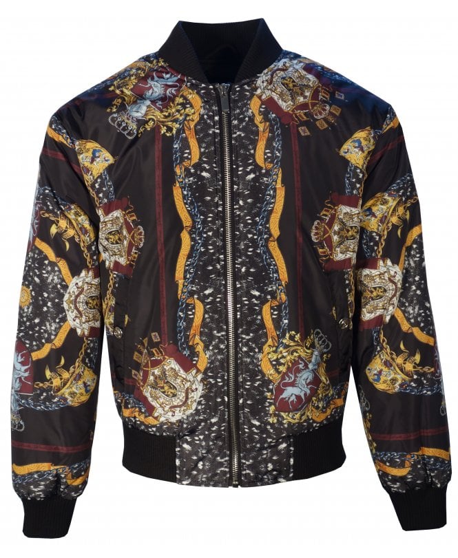 Cavalli Jacket Bomber Shield/logo Patern