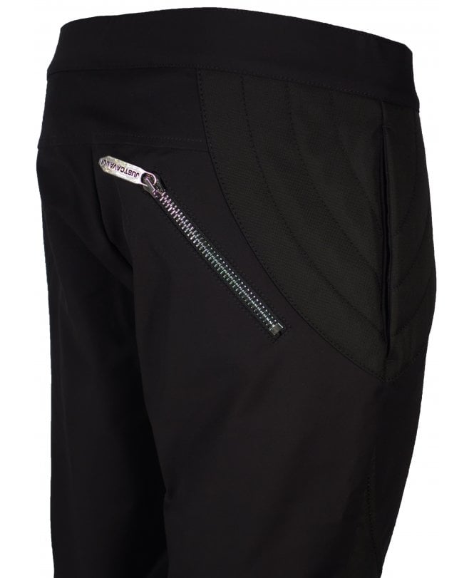 Cavalli Pants Biker Stitch & Zip Detail