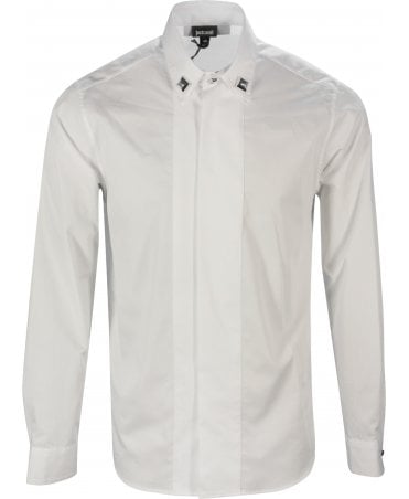Cavalli Shirt Colar Detail Placket Front