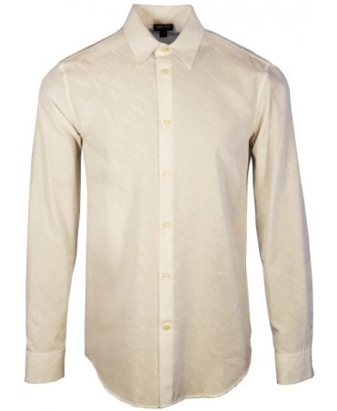 Cavalli Shirt Tonal Jaquard Pattern