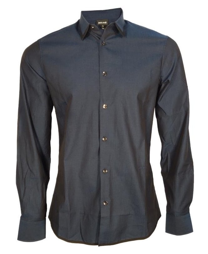 Cavalli Shirt Trim Collar & Hem Detail