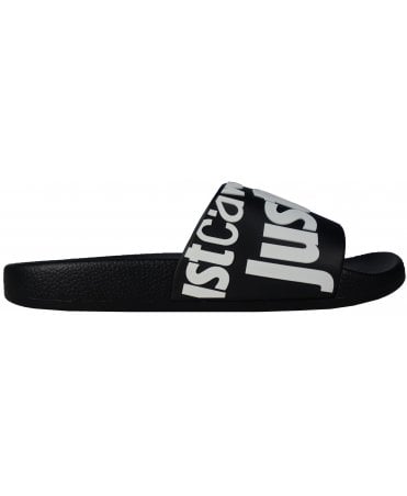 Cavalli Sliders Contrast Gummy Logo Top