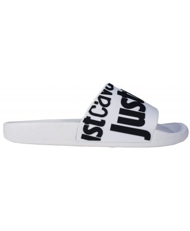 Cavalli Sliders Contrast Gummy Logo Top