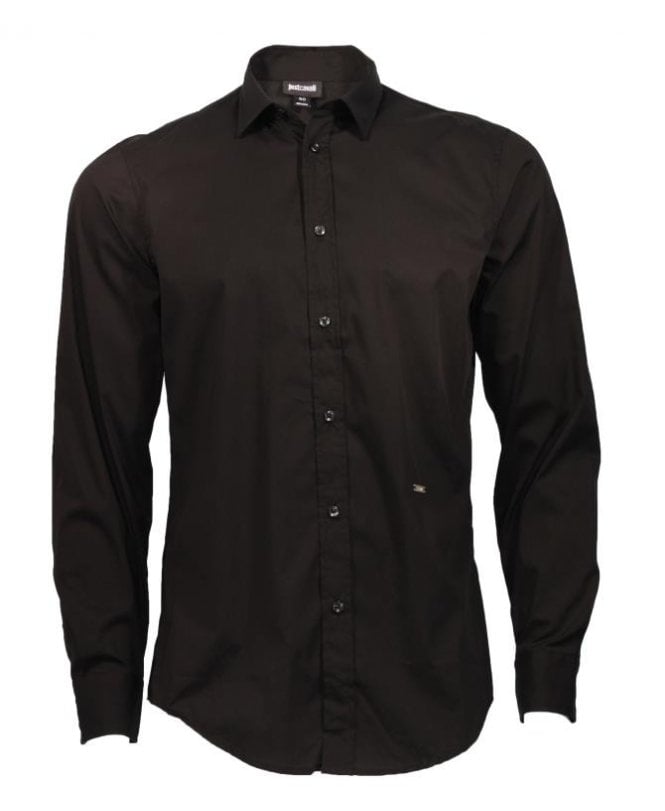 Cavalli Small Collared Fitted Shirt