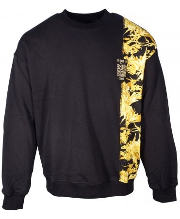 Cavalli Sweat Jungle Panel Logo Chest