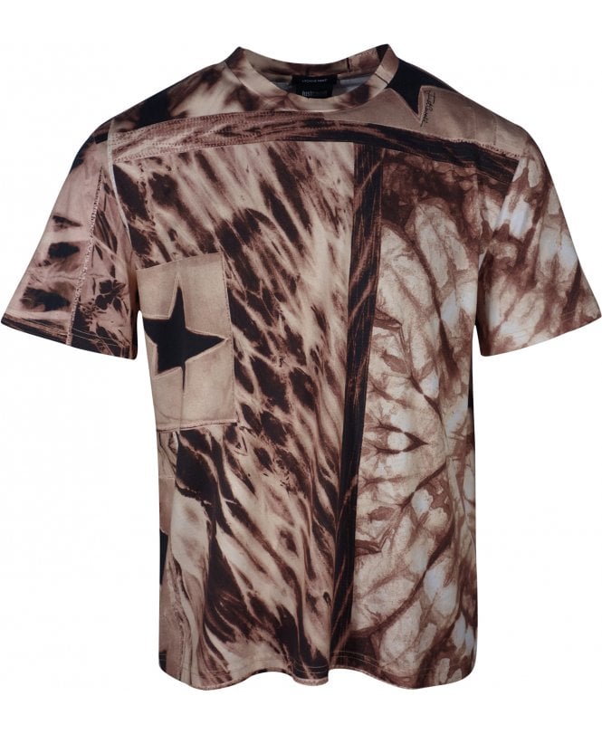 Cavalli T-shirt All Over Tyedye Pattern