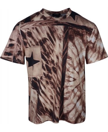Cavalli T-shirt All Over Tyedye Pattern