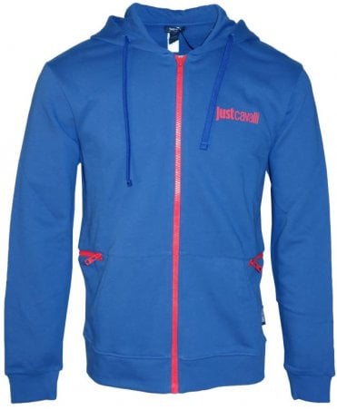 Cavalli Top Hooded Side Zip Detail