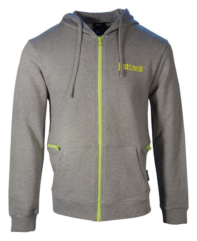 Cavalli Top Hooded Side Zip Detail