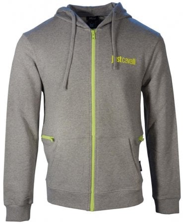 Cavalli Top Hooded Side Zip Detail