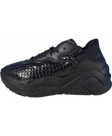 Cavalli Trainers Chunky Sole Python Top