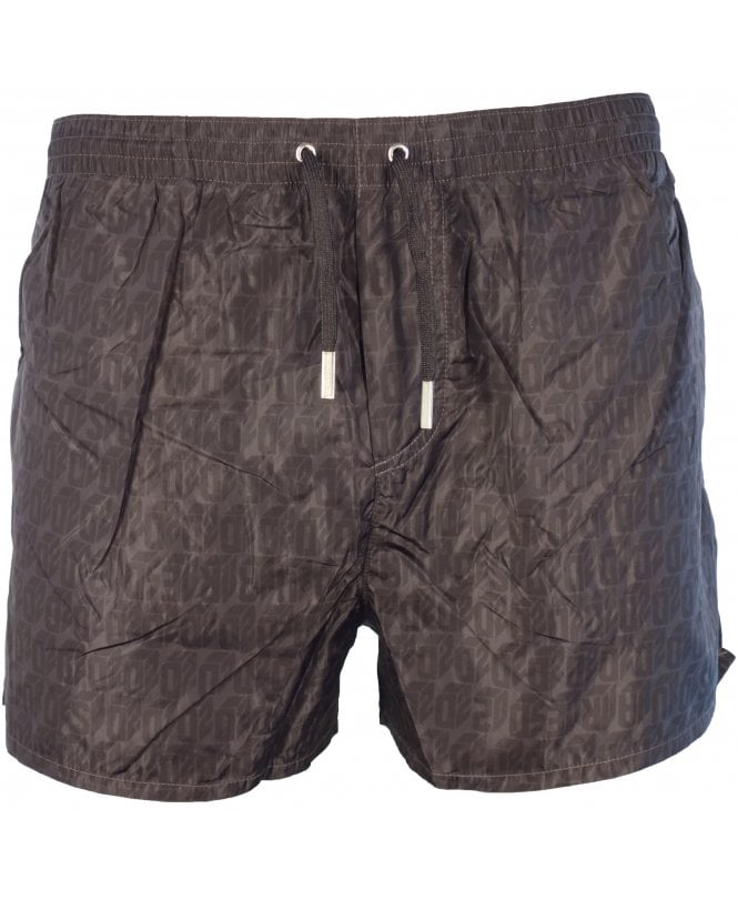 Dsquared2 Shorts Beach Midi Allover Logo