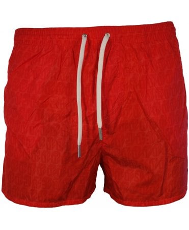 Dsquared2 Shorts Beach Midi Allover Logo