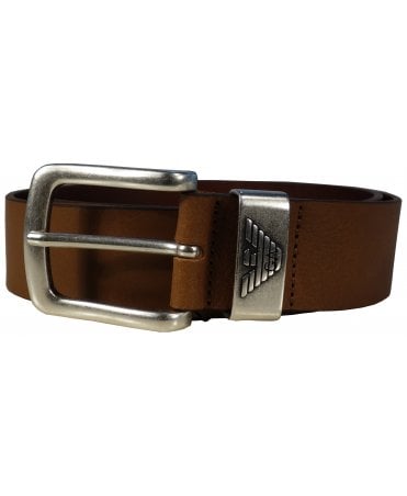 Emporio Armani Belt Metal Logo Loop