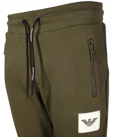 Emporio Armani Bottoms Pu Patch Logo