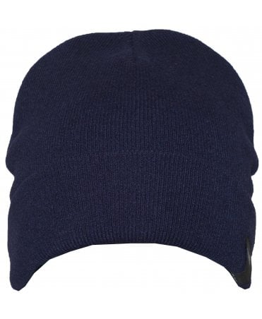 Emporio Armani Hat Beanie Logo Tab Side