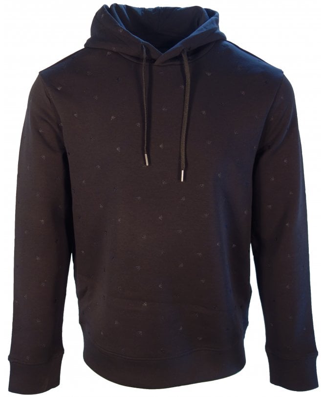 Emporio Armani Hoodie Allover Eagle Logo