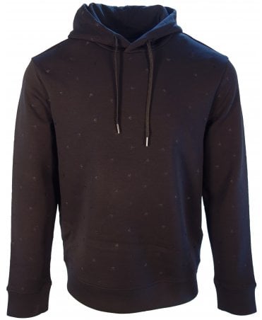 Emporio Armani Hoodie Allover Eagle Logo