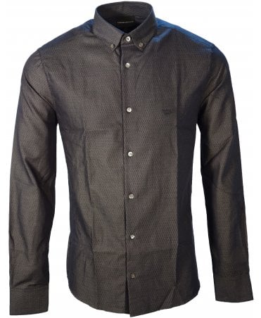 Emporio Armani Shirt Allover Pattern
