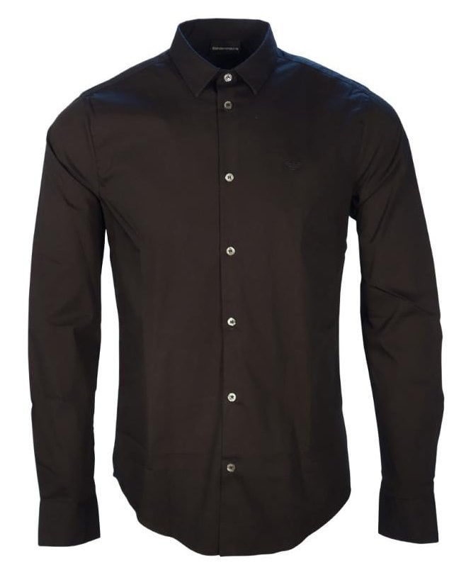 Emporio Armani Shirt Stretch Poplin