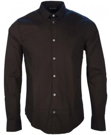 Emporio Armani Shirt Stretch Poplin