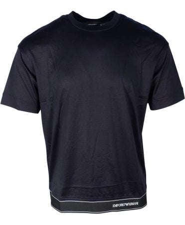 Emporio Armani T-shirt Logo Hem Band