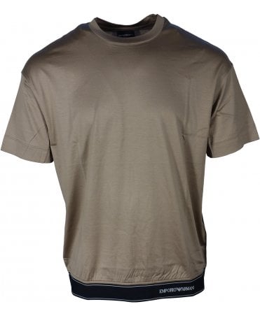 Emporio Armani T-shirt Logo Hem Band