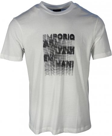 Emporio Armani T-shirt Repeat Logo Front