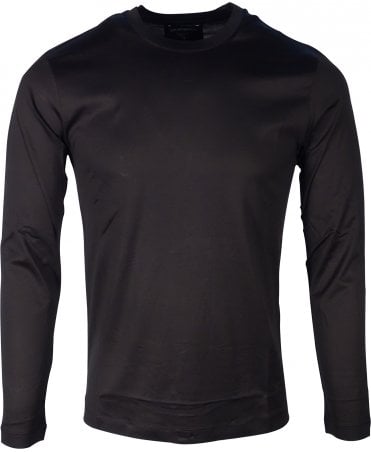 Emporio Armani Tee Long Sleeve Logo Hem