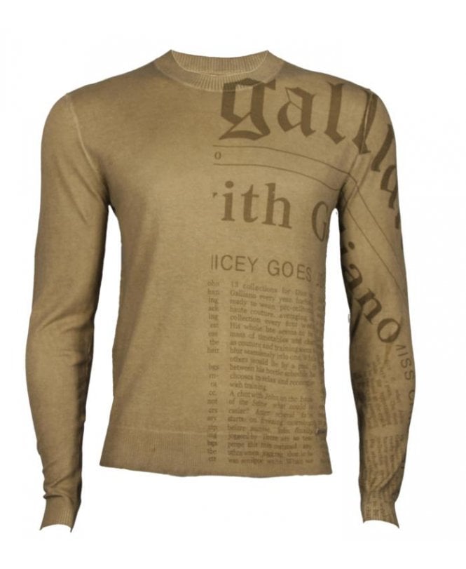 Galliano Crew Neck Jumper