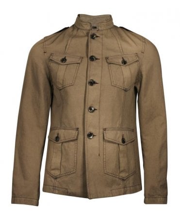 Galliano Jacket Linen Military Style