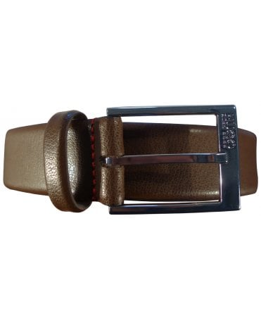 Hugo Belt Slim Line Engraved Buckle Logo