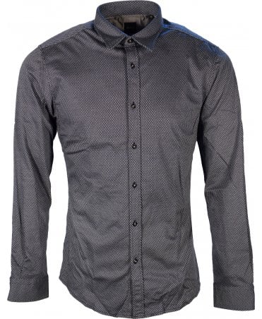 Hugo Boss Shirt Woven Jersey Stretch