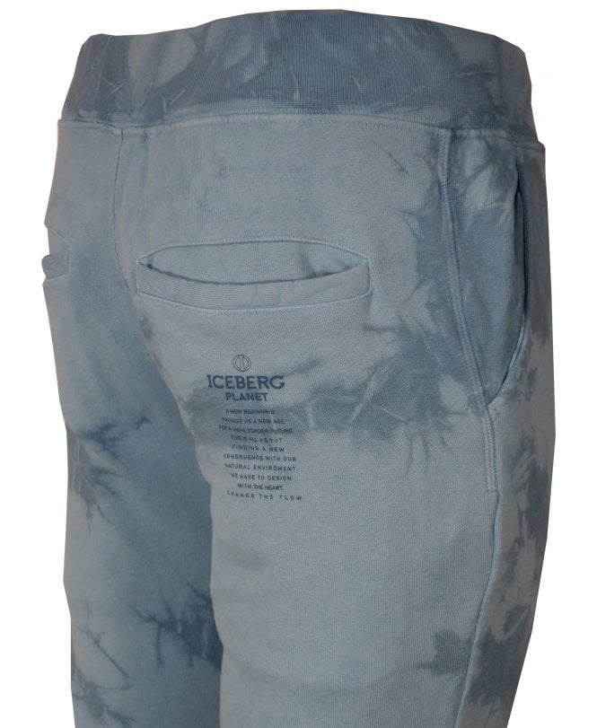 Iceberg Bottoms Tyedye Logo Emb Left Leg
